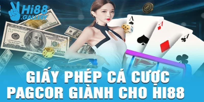 Hi88 thành công vang dội khi sở hữu giấy phép từ cơ quan PAGCOR