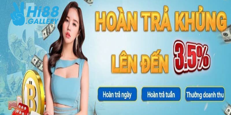 Cược thắng - thua lụm về 3.5% hoàn tiền cực khủng