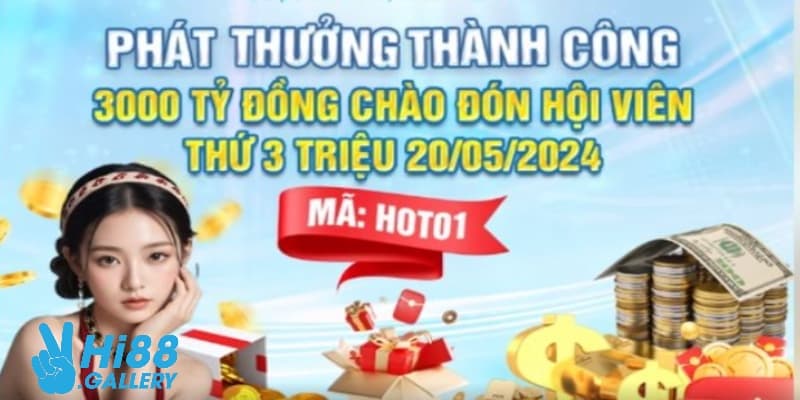 Nội dung về sự kiện khuyến mãi phát thưởng 3000 tỷ
